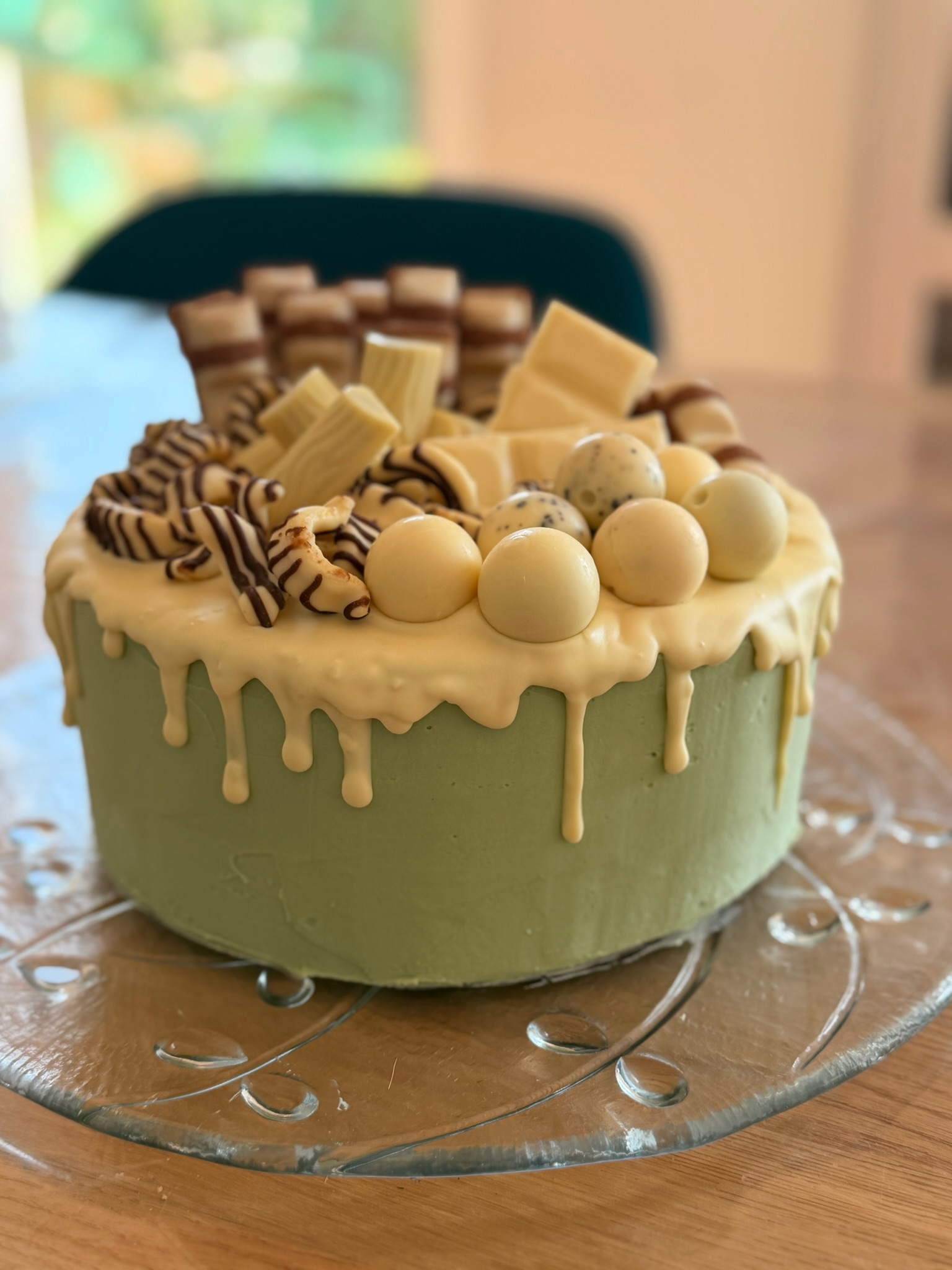 Grasgrüne Genuss-Torte