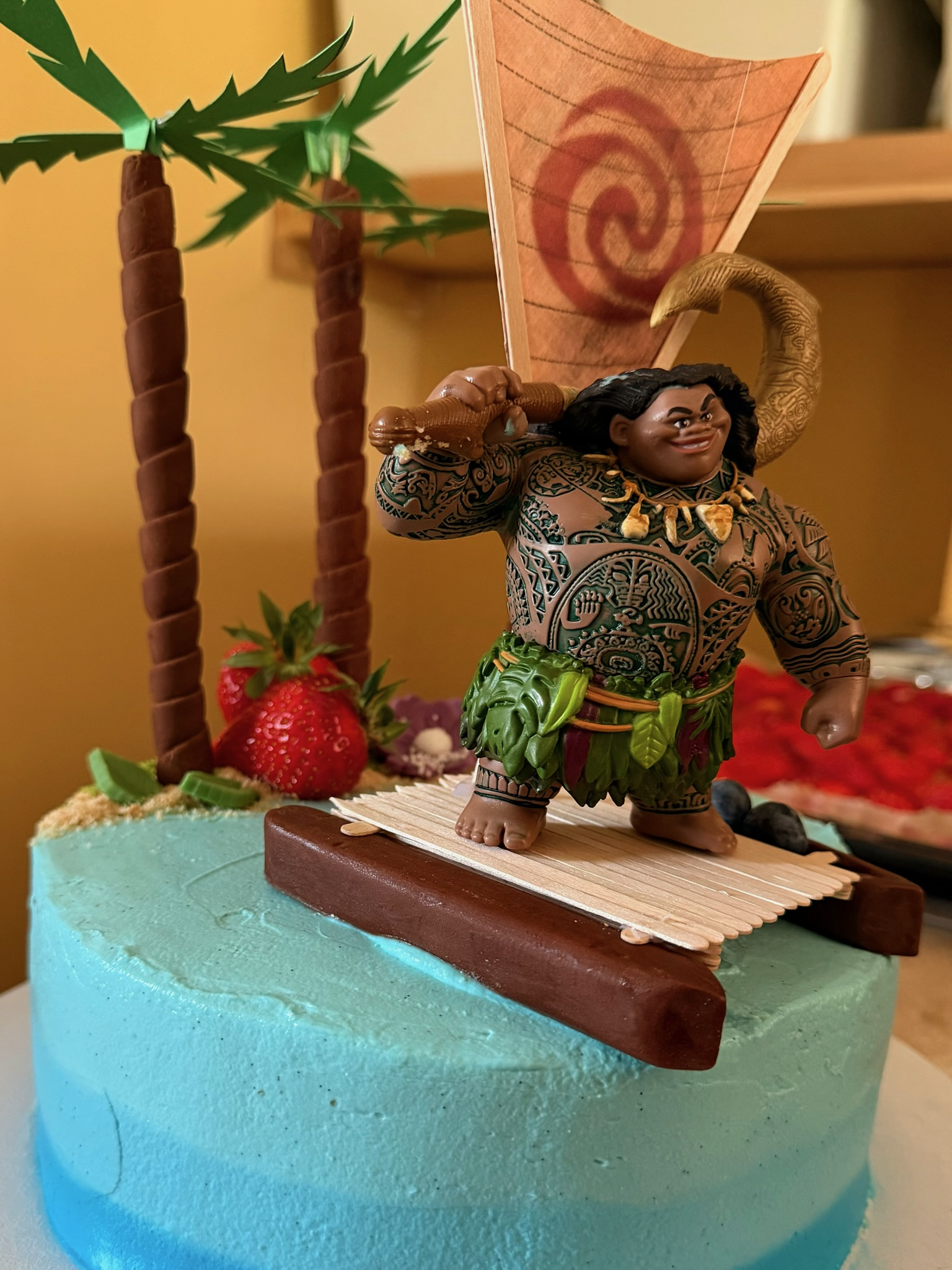 Märchenhafte Moana-Torte