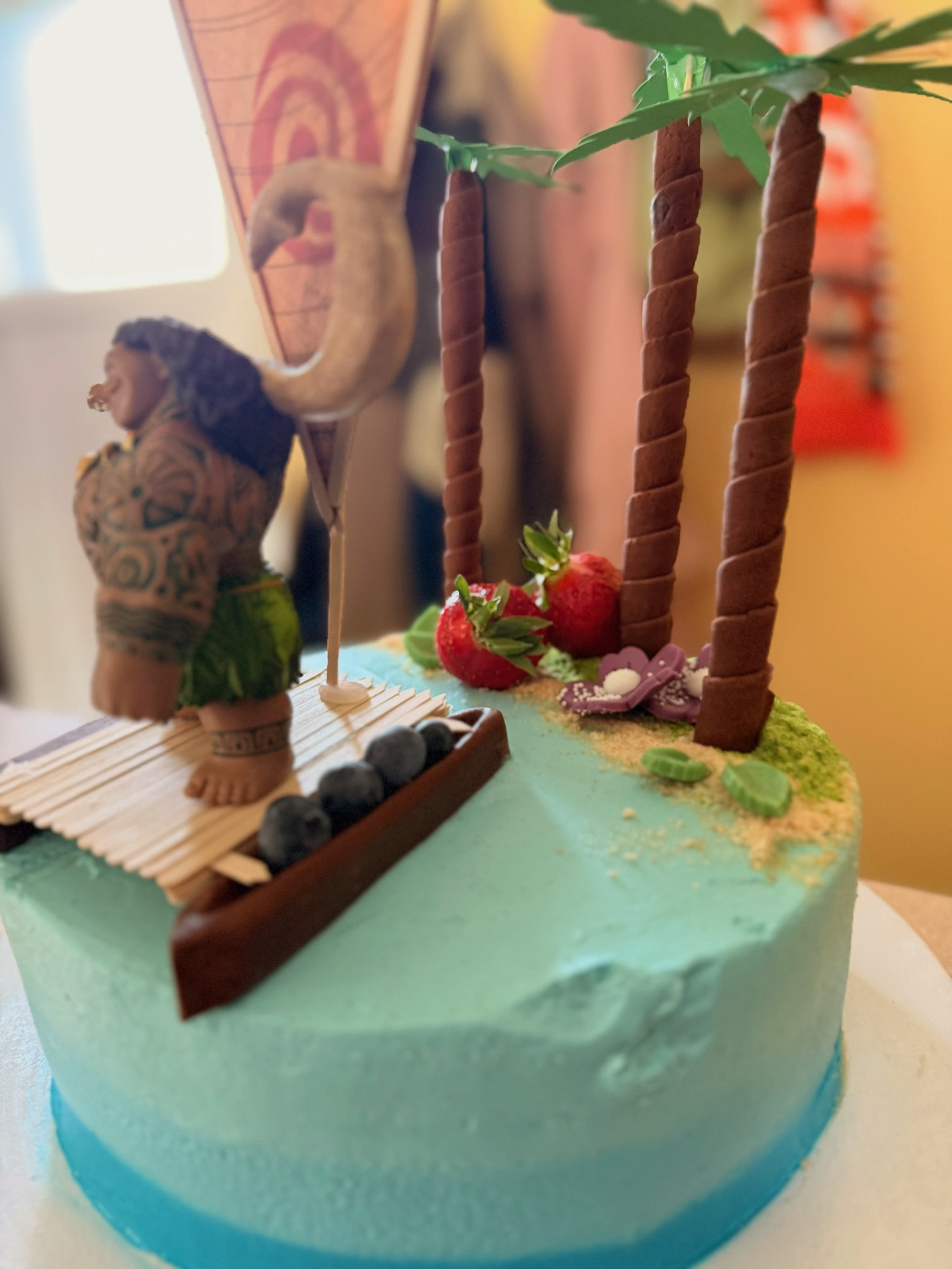 Märchenhafte Moana-Torte – Ansicht 2