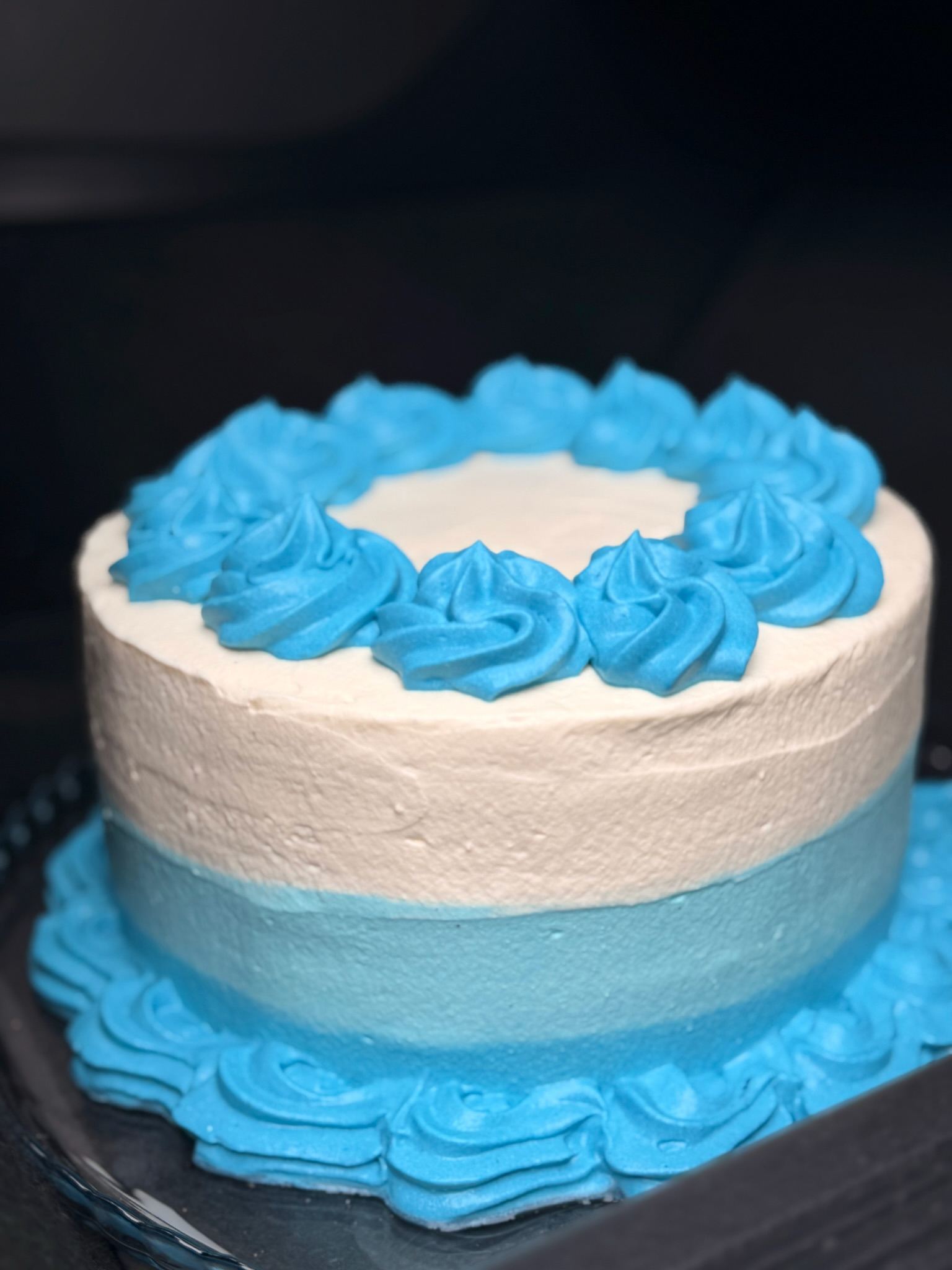 Bezaubernde Blau-Torte